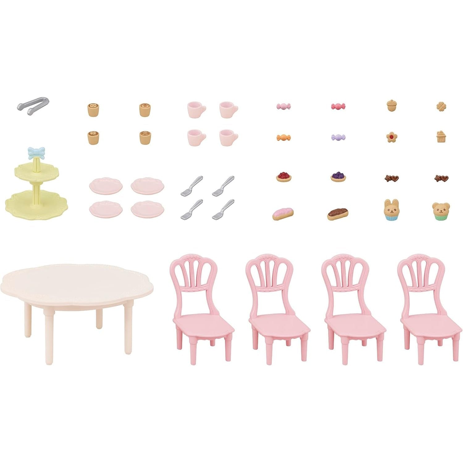 Sylvanian Families Furniture Sweets Party Set