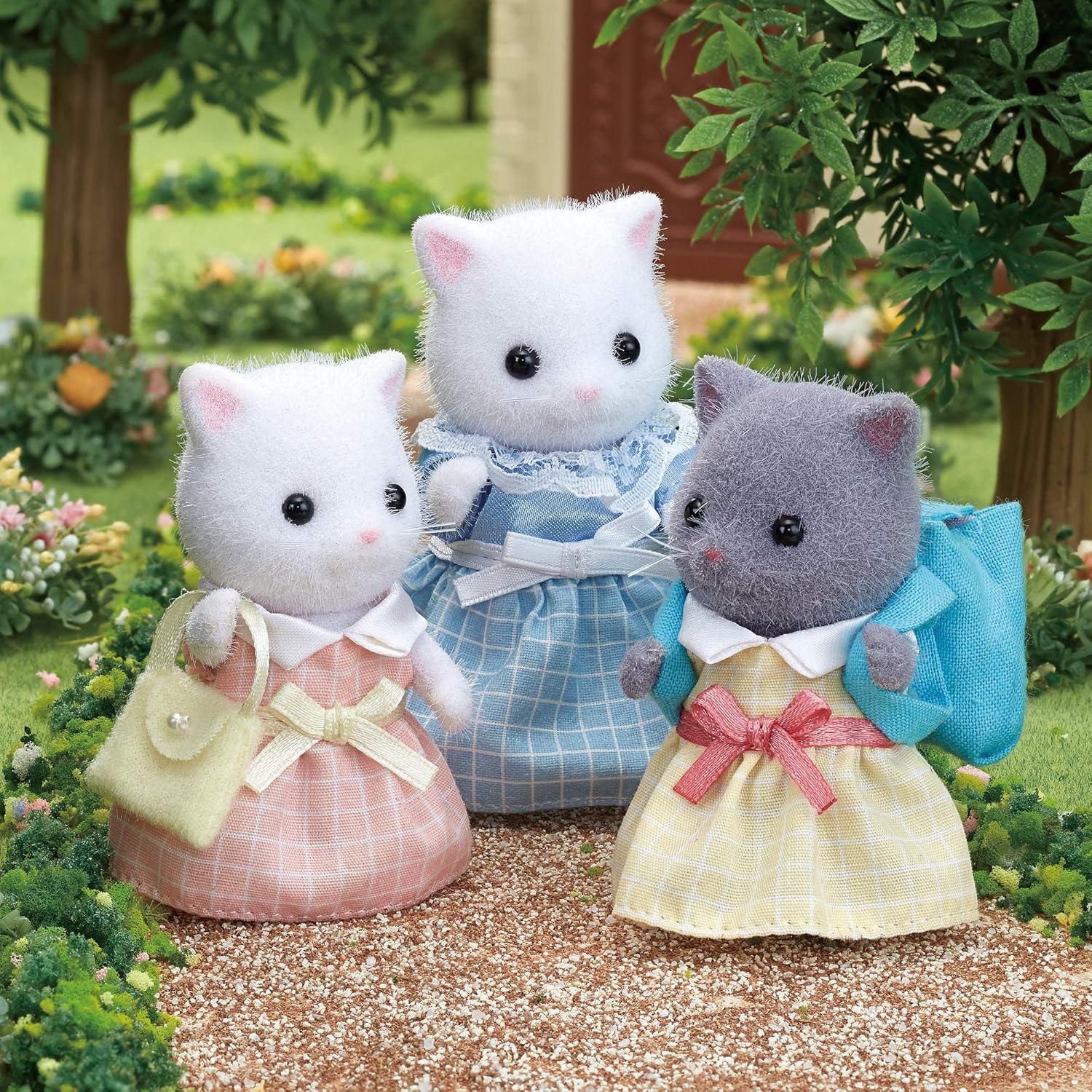 Cute Sylvanian Persian Cat Girl Doll